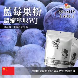 若亞方舟 藍莓果粉-濃縮萃取 WJ 保健原料 中國 食品原料